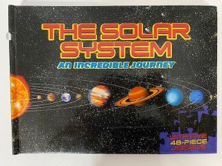 " The Solar System An Incredible Journey " W/five 48 - Piece Jigsaws Puzzles
