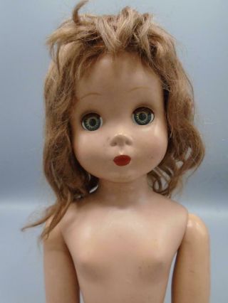 Vintage Madame Alexander 20 " Hp Doll Maggie Nude Unmarked