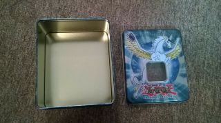 Empty Yugioh 2007 Collectible Tin - 2nd Launch - Crystal Beast Sapphire Pegasus