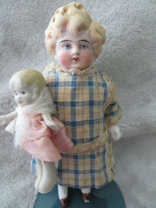 6 " Antique German All Bisque Doll 5 Germany