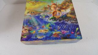 Thomas Kinkade Disney Ceaco The Little Mermaid Puzzle 2013 750 Piece