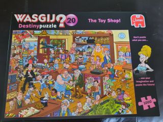 Wasgij 20 Destiny Puzzle.  1000 Piece Jigsaw Puzzle.  The Toy Shop.  68x49 Cm