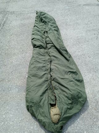 Sleeping Bag Mountain M - 1945 (reg) With Water Repellent Case U.  S.  Army