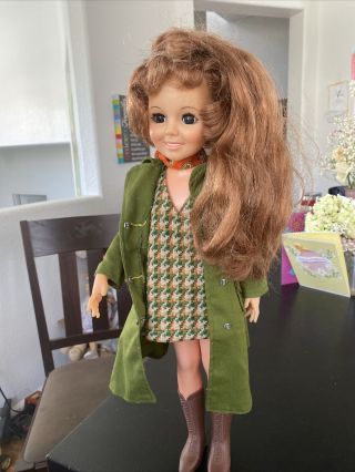 Vintage 1968 Ideal Toy Crissy Doll Growing Hair Doll Gh17 - H129 18” Doll