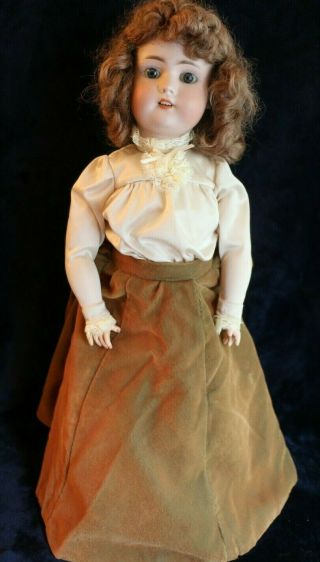 Antique Simon & Halbig George Borgfeldt German Bisque Doll 24 IN Stamped Body 2