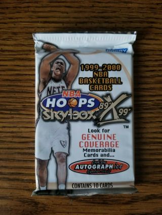 (4) 1999 Skybox/nba Hoops Basketball Hobby Packs