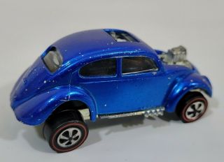 1967 Vintage Mattel Redline Hot Wheels Blue Custom Volkswagen