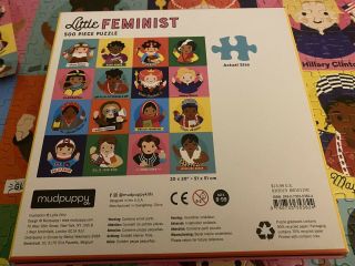 Galison 500 piece Jigsaw Puzzle: Little Feminist 3