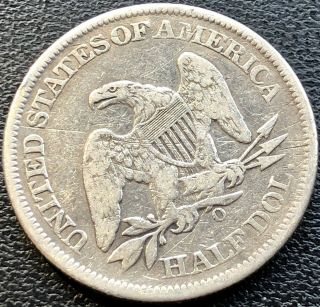 1861 O Seated Liberty Half Dollar CSA Obverse FS - 007 WB - 102 Confederate 13486 6