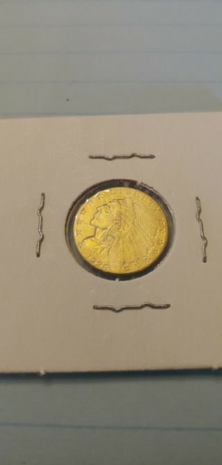 1926 Quarter Eagle $2.  5 Gold Indian 2.  5d