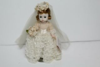Rare Madame Alexander Wendy Kin Doll Marked " Alex " Wendy Bride Doll Alexander