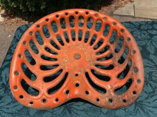 Antique Champion A426 Cast Iron Tractor Seat - Very