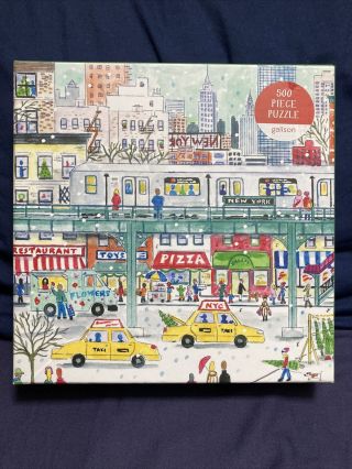 Michael Storrings 500 - Piece Puzzle - York City Subway (galison) Complete