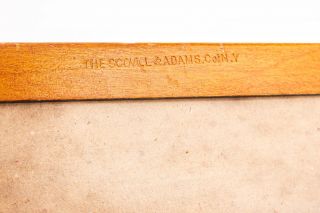 Antique The Scovill & Adams Company NY 8x10 Wooden Plate Holder V17 3