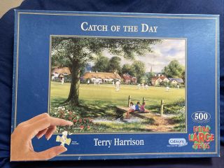 Gibsons Catch Of The Day Big 500 Piece Jigsaw Puzzle Complete