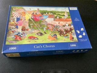 House Of Puzzles Cats Chorus 1000 Piece Jigsaw Puzzle