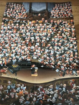 2000 piece Jigsaw Puzzle by HEYE & artist LOUP Orchestra Comic Cartoon - Complete 3