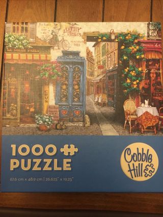 Cobble Hill Rue Lafayette Victor Schvaiko French Theme 1000 Piece Puzzle France
