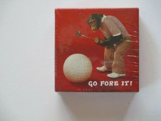 Complete  70 Piece Vintage Springbok Mini Puzzle.  " Go Fore It "