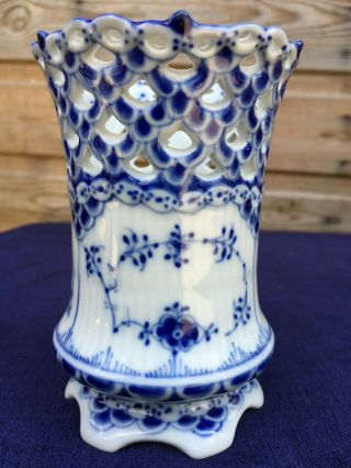 Antique Vintage Royal Copenhagen Denmark Blue & White Porcelain Vase 1016