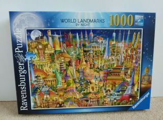 Ravensburger 1000 Piece Jigsaw Puzzle - World Landmarks - Complete ...