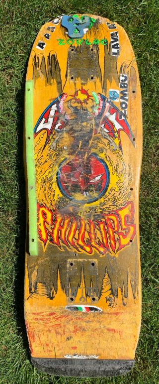 Jeff Phillips Bbc Devilman Model 1990 Skateboard Deck Bad Boy Club