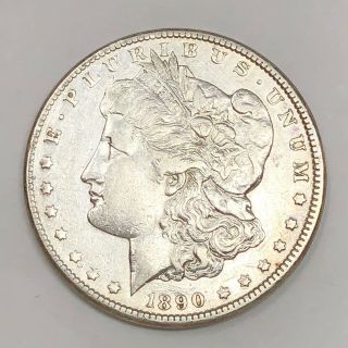 1890 - Cc Carson City Rare Date Value Morgan Silver Dollar Silver Coin Us H153