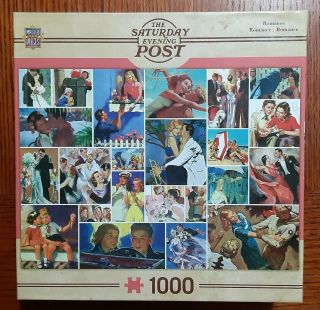 The Saturday Evening Post Romance Montage 1000 Piece Puzzle Masterpieces