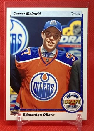 2015 - 16 Upper Deck Connor Mcdavid Top Draft Picks Draft - 5 Promo Edmonton Oilers