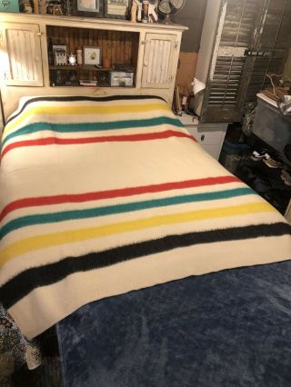 Faribo Vintage Wool Blanket Hudson Bay Style