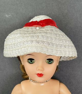 Vintage Doll Madame Alexander Cissy Hat Miss Revlon Toni
