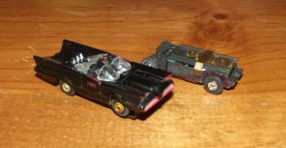Aurora T - Jet Thunder Jet Batmobile Electric Slot Car With Extra Chassis
