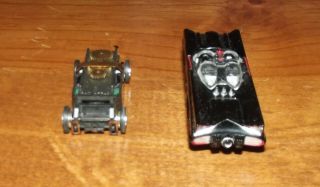 AURORA T - JET THUNDER JET BATMOBILE ELECTRIC SLOT CAR WITH EXTRA CHASSIS 3