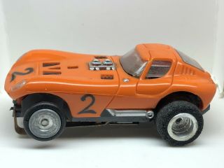 Vintage Aurora Thunderjet 500 Cheetah “tuff Ones”ho Slot Car In Orange 2 Aj’s