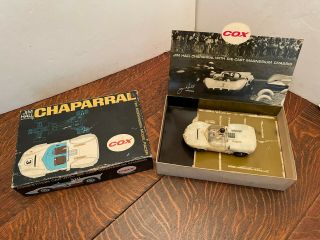 Vintage Cox Jim Hall Chaparral 1:24 Sidewinder Slot Car Model Racer