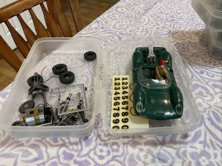 Vintage Cox Lotus 1:24 Slot Car And Parts Decals & Body No Box