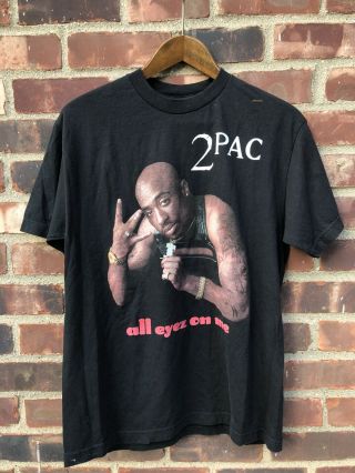 Vintage 2pac Tupac Shakur All Eyez On Me Rap Tee 2005 Death Row Size L/xl