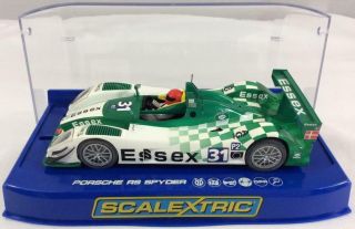 Scalextric C3197 Porsche Rs Spyder Team Essex 1/32 Scale Slot Car
