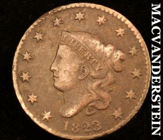 1823/2 Coronet Head Large Cent - Semi Key Better Date Z1426