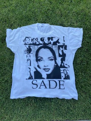 Sade Rap Vintage 90s Lovers Rock Custom Print Homemade Art R&b Soul Tshirt