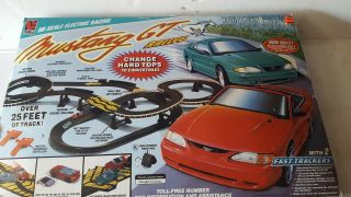 Mustang Gt Rally H.  O.  Slot Car Track 1995 Pre Owned