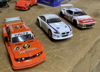 Bmw X3.  Heavily Modified 320i Revell.  Carrera Z4 Magnet Car.  M1 Fly Missing Part