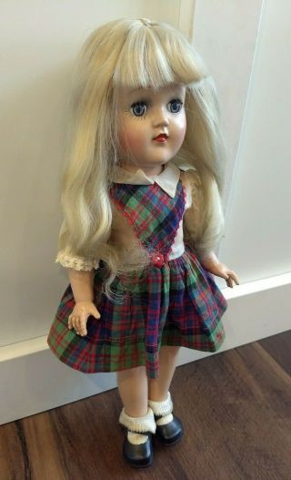 Gorgeous Vintage Ideal Toni Doll Blonde Dress Tagged Outfit P - 90 1950s