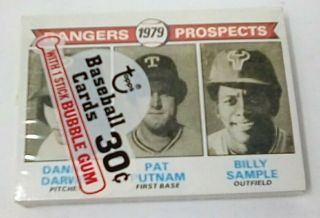 1979 Topps Baseball Cello Pack - And - Rangers Pr.  / Wayne Twitchell