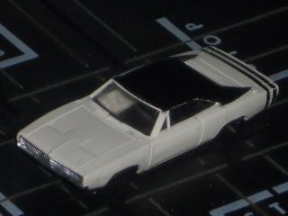 Vintage Aurora Tjet 1407 Dodge Charger Minor Cut Wells White Body Ho Slot Car