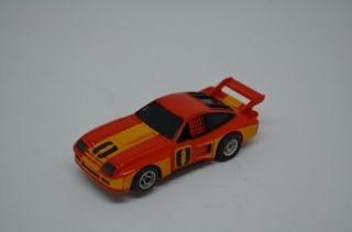 Afx Decour Monza Ho Slot Car 0 Red Vintage Made In Singapore
