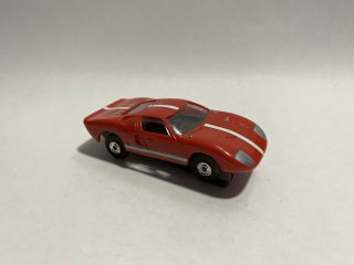 Vintage 1960s Aurora Thunderjet Red & White Ford Gt Ho Slot Car No 1374