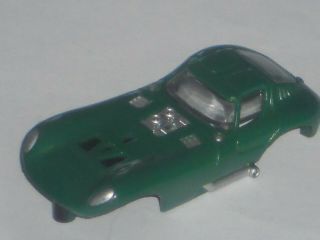 Vintage Aurora Tjet 1403 Green Cheetah N/o/s Body Ho Slot Car