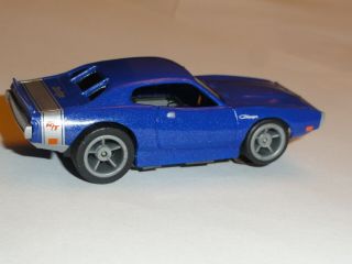 Tyco Mattel Vintage Dodge Charger R/t Ho Slot Metallic Blue Set Only Car Lqqk