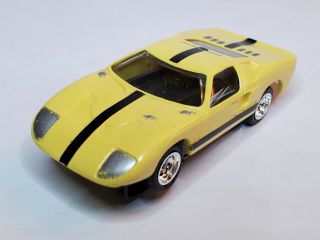 Vintage Aurora Ford Gt 40 Tjet Ho Slot Car,  Reconditioned Chassis